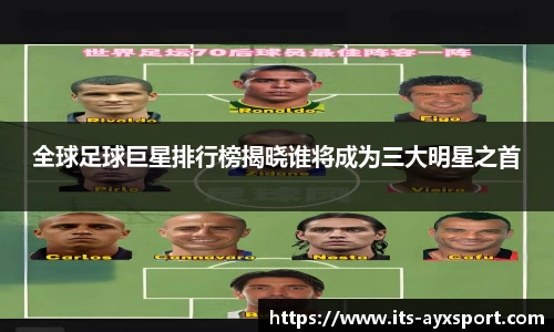 全球足球巨星排行榜揭晓谁将成为三大明星之首